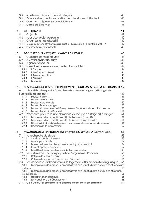 Guide 11 Etranger - Université de Rennes 1