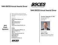 2012 Awards - BSCES