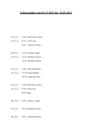 Lektorenplan vom 01.12.2012 bis 24.03.2013 - Pfarrei Steinach bei ...
