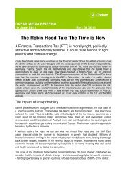 The Robin Hood Tax: The Time is Now - Oxfam New Zealand