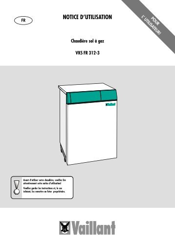 vks-fr-312-3_notice-utilisation_83-42-06-fr_09-2000 - Vaillant