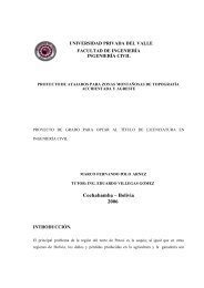Proyectos de Atajados para Zonas MontaÃ±osas - Riesgo y Cambio ...
