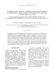 l'hydroxyle de trimethylammonium, fonctions ioniques de ...