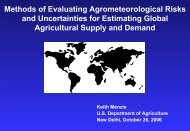 Methods of Evaluating Agrometeorological Risks and Uncertainties ...