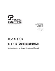 6415 Oscillator Drive Manual_en-US_RevA - Kollmorgen