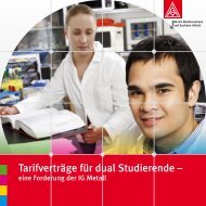 Tarifverträge für dual Studierende – - bei WAP! - IG Metall