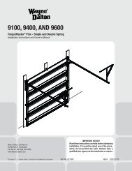 TorqueMaster Plus Single Double Spring (English) - Wayne Dalton