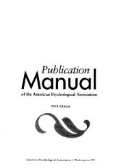 APA Manual Chapter 2 on Writing Style