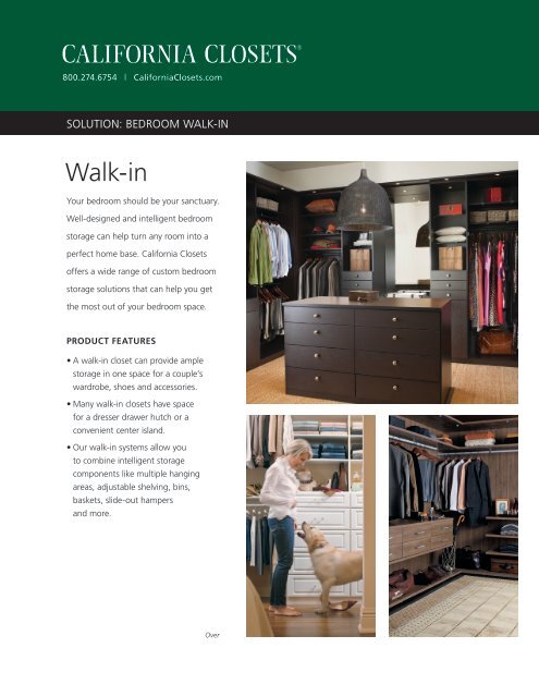 Walk In Brochure California Closets