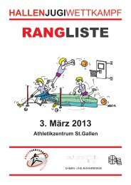 RANGLISTE - Turnverein St.Gallen Ost