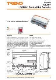 IQL15+ LonMark Terminal Unit Controller - Trend