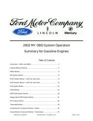 2002 MY OBD-II System Operation Summary - MotorCraftService.com