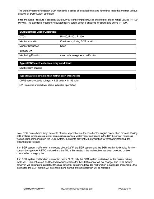 2002 MY OBD-II System Operation Summary - MotorCraftService.com