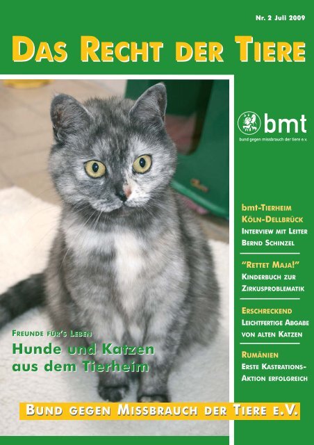 RDT 2/2009 - Bund gegen Missbrauch der Tiere ev