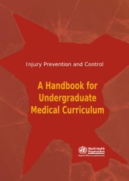 A Handbook for Undergraduate Medical Curriculum - World Health ...