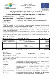 fiche-projet acadÃ©mie musique d'ensemble 2013 - Pays de Bergerac