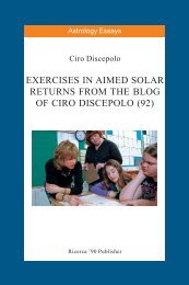 exercises in aimed solar returns from the blog of ... - cirodiscepolo.it