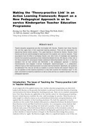 Making the 'Theory-practice Link' in an Action Learning Framework ...