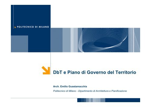 DbT e Piano di Governo del Territorio - Cartografia.provincia.lecco.it ...