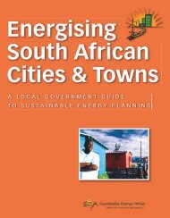 Energising South African Cities & Towns - City Energy Support Unit