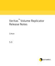 Volume Replicator 5.0 Release Notes - Storage Foundation ...