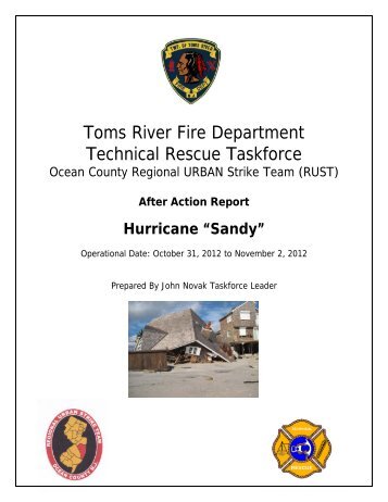 After Action Report - Toms River Fire Department