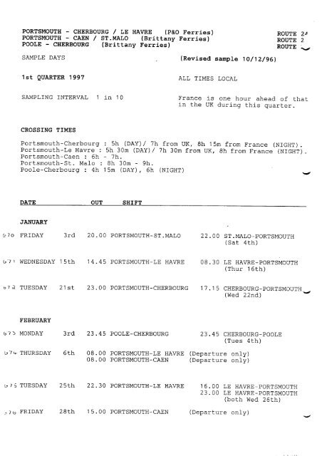 SEA SAMPLING - Economic and Social Data Service (ESDS)