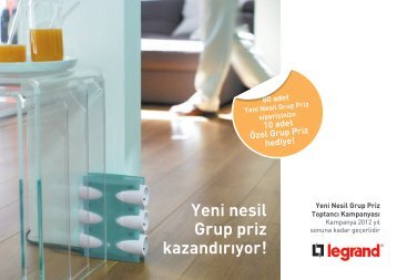 Yeni nesil Grup priz kazandÄ±rÄ±yor! - Legrand