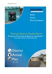 DAP 2009/10 Final 1 - Taranaki District Health Board