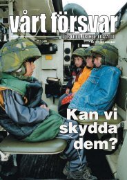 Nr 3/ 2003 ÃrgÃ¥ng 115 - AllmÃ¤nna FÃ¶rsvarsfÃ¶reningen