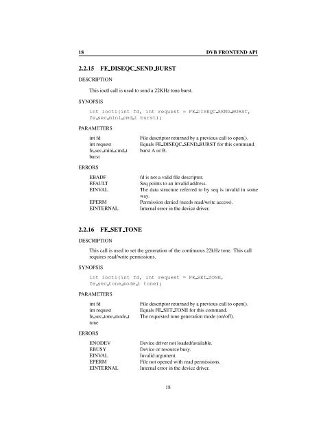 LINUX DVB API Version 3 - Linux TV.org