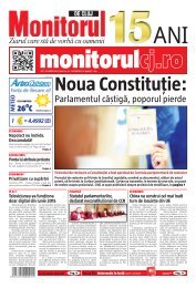 Parlamentul câştigă, poporul pierde - Monitorul de Cluj