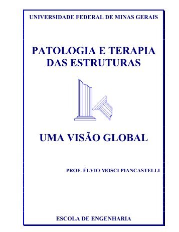 patologia e terapia das estruturas uma visÃ£o global - DEMC - UFMG