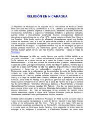 Perfil de ReligiÃ³n en Nicaragua, 2001 - Prolades.com