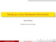 Setting up a Linux Development Environment ~ Jesus Ramos