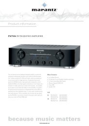 ST6003 â€“ Stereo Tuner - Marantz
