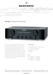 PM7004 - Integrated Amplifier_EN.indd - Marantz