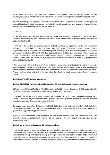 2012-69-63 seri nolu KDV sirkÃ¼leri - TÃ¼rkiye Otelciler Federasyonu