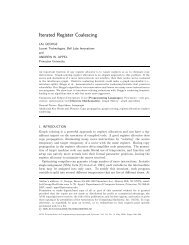 Iterated Register Coalescing - School of Computer Science