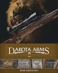 Dakota 76 Safari Rifle Catalog 2012 - Euro Optics Ltd.