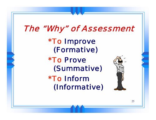 Foundations of Assessment and Evaluation * - Foundation Coalition