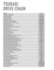 Roller Chain - Tsubaki