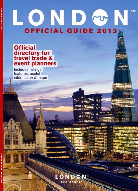 OFFICIAL GUIDE 2013 - London & Partners