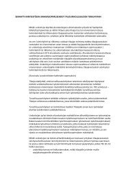 SENAATTI-KIINTEISTÃJEN URAKKASOPIMUSEHDOT ...