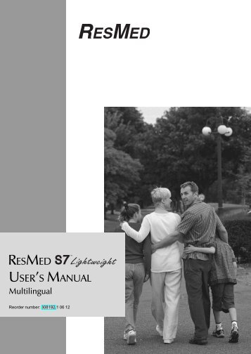 Guide Utilisateur (6MB) - ResMed