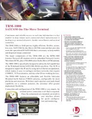 SATCOM On-The-Move Terminal - L-3 Communications