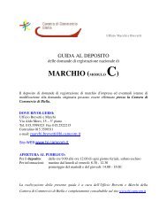 MARCHIO (MODULO C) - Camera di Commercio