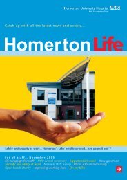 HOMERTON LIFE Nov - Homerton University Hospital