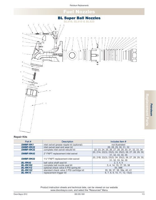 Dixon Bayco 2012 - national petroleum equipment