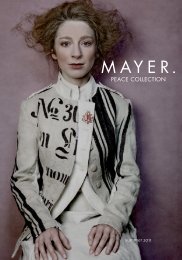 Lookbook Sommer 2011 - mayer | PEACE COLLECTION